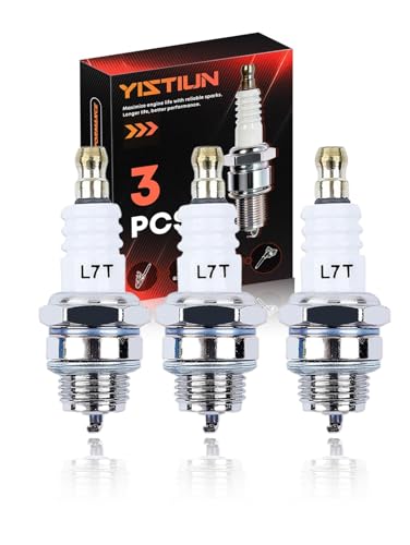 Yistiun L7T Spark Plug for NGK BPMR7A BPM7A 6703;For Champion RCJ6Y RCJ7Y CJ7Y, For Torch LR7TC For Carlton: SPCA6 SPCAR7, For Champion 859, For Dolmar 965603021, For Husqvarna 503235011, 503235111