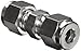 Parker A-Lok 6SC6-316 316 Stainless Steel Compression Tube Fitting, Union, 3/8" Tube OD