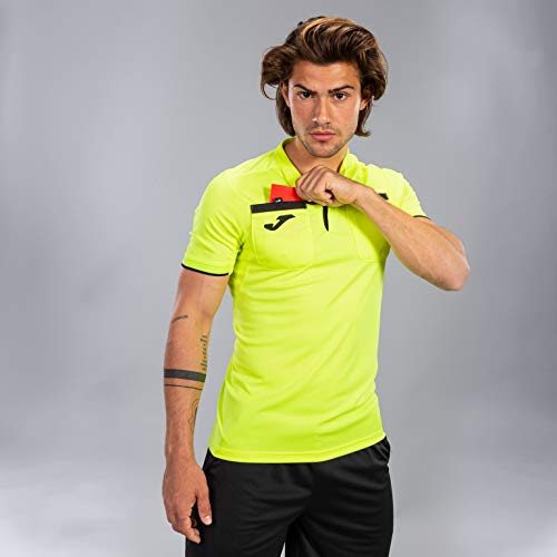 Giallo Fluo Maglia Arbitro Calcio Maglia Arbitro Calcio Maglietta Joma Da  Arbitro Giallo Fluore