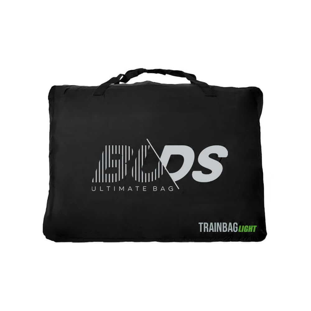 TRAINBag Light de Buds-Sports - Funda especial para bicicleta y BTT (130 x 90 cm), para viajar con tu bicicleta o bicicleta de montaña, ideal para bicicleta y ciclismo de montaña (Negro)