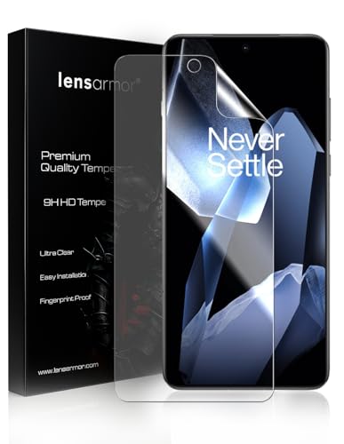 Image of Lensarmor Compatible with OnePlus 13 Flexible Screen Protector (1 Pack) - Clear TPU Film, Fingerprint Unlock Supported, Easy Installation Kit Included, Bubble-Free & Case-Friendly Fit