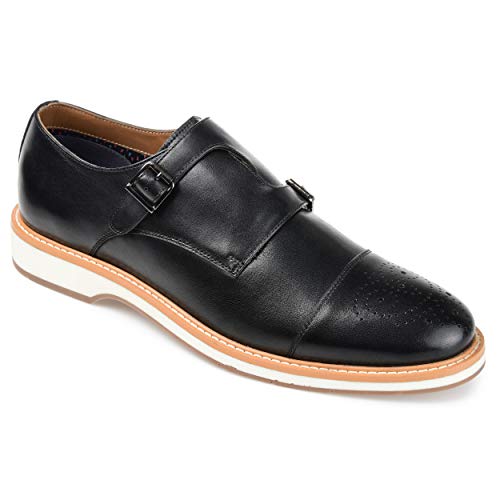 Image of Thomas & Vine Men's Ransom Cap Toe Monk Strap Dress Shoe