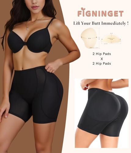 Image of Padded Shapewear Hip Pads Shapewear Tummy Control Butt Enhancer Underwear For Women, Body Shaper Booty Lifter