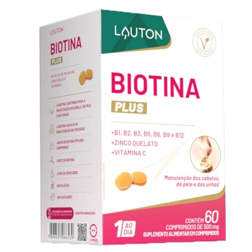 Biotina 45 Mcg 60 Capsulas 150% Idr Vegano Lauton Nutrition