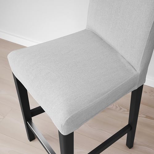 Tabouret de bar BERGMUND noir et gris clair 62 cm ProTuning - 6