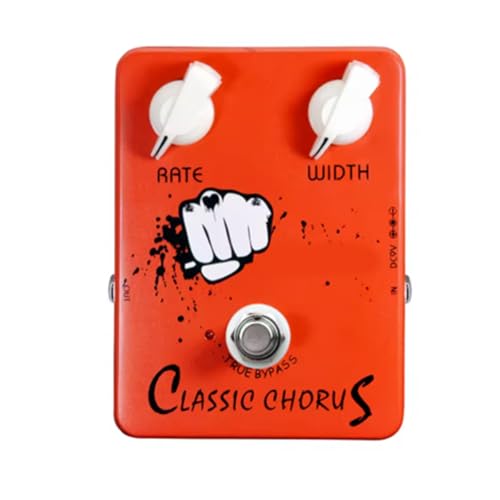 Wsikafxn -05エレクトリックギターコーラスペダル フルボディ12弦サウンド クリスプで透明なクラシックコーラスエフェクトユニット