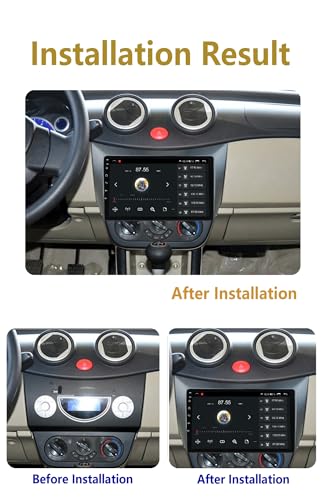 Autoradio Android 12 pour Lifan 320 (2008-2014) avec GPS et écran 9 pouces