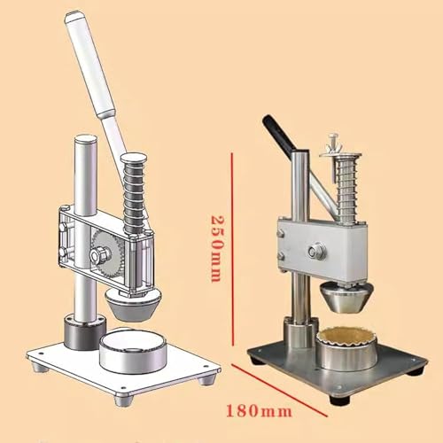 Machine à tartelettes manuelle avec levier haute précision en acier robuste - 7
