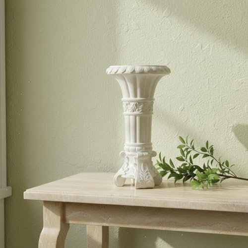 Vase sculpture résine décoratif pour console salon et table maison - 6