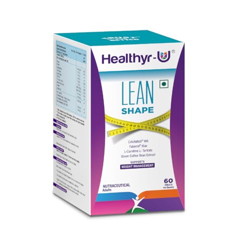 Healthyr-U Lean Shape for Men & Women | Alpha Cyclodextrin, Phaseolus Vulgaris, L-Carnitine, Green Coffee Bean Extract | 60 Tablets (Pack of 1) (B0CKQY7S8L) Amazon Price History, Amazon Price Tracker