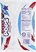Patriotic USA Flag Charms Sweet Pops, 9 oz. Bag,Red, White and Blue,15 Count (Pack of 1)