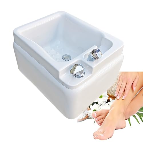 Tina acrílica cuadrada para spa de pies y pedicure miniatura 1