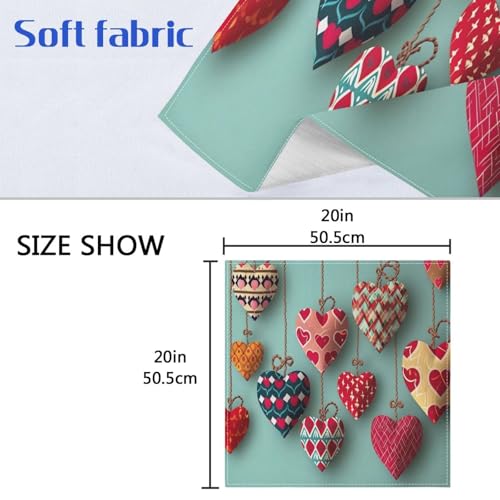 Servilletas de tela Qilmy pack x4 20 x 20 pulgadas miniatura 7