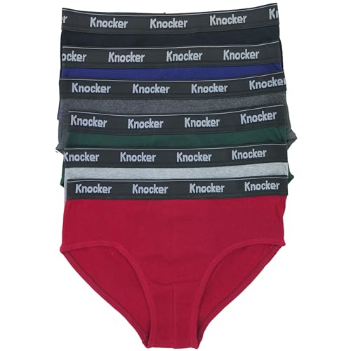 ToBeInStyle Men's Pack of 6 Thick Waistband Knocker Bikini Briefs3