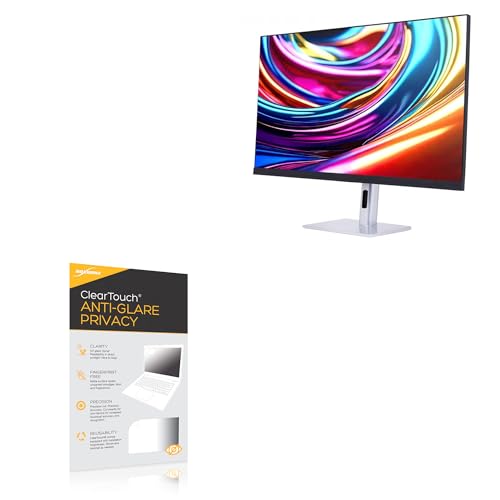 BoxWave Screen Protector Compatible with Crossover Michelan 32WQ100TM IPS QHD Monitor - ClearTouch Anti-Glare Privacy (2-Pack), Privacy Screen Protector Flexible Film Anti-Glare