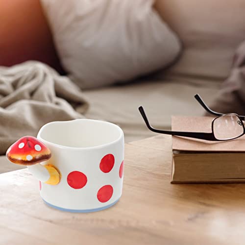 Hemoton Taza de cerámica Kawaii taza de café taza de té taza de beber creativa taza de agua vaso regalo para el día de… - Imagen 3