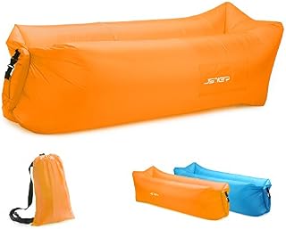 JSVER Inflatable Lounger Air Sofa with Portable Package for Travelling, Camping, Hiking, Pool and Beach Parties