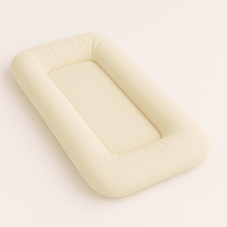 Ninho Casulinho 100% Algodão Extra Macio Recém Nascido Bebê (Palha)