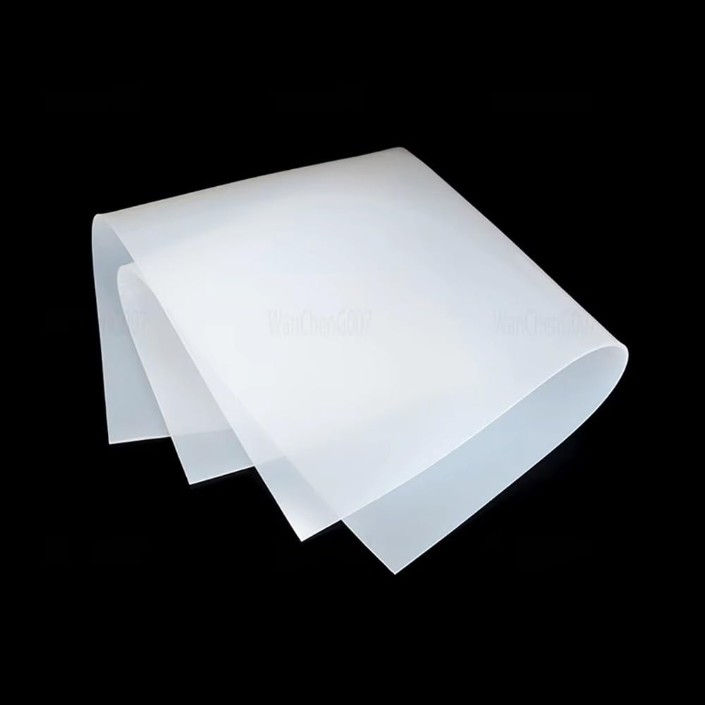 Cuscinetto Sigillante Ammortizzante In Foglio Di Gomma Siliconica Resistente Al Calore Semitrasparente(500x500x4mm 1Pcs)
