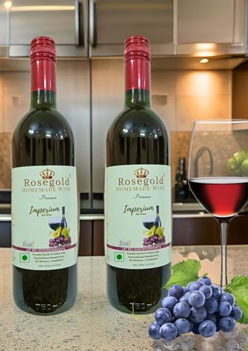 Rosegold-Imperium- Homemade Non alcoholic red wine-750ml Twin pack (Set of 2)