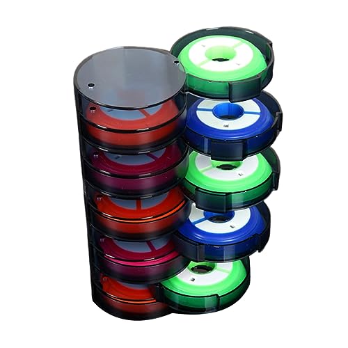 Bobines de fil rotatives durables en silicone supérieur, matériel de rangement Toyvian
