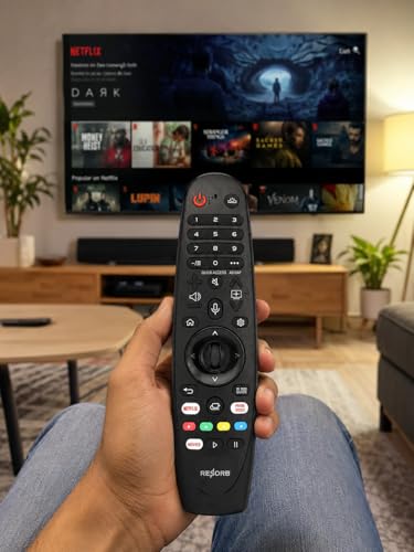 Image of LG TV Remote Compatible with LG Magic Smart Android WebOS 4K LED TV Models MR650 MR19BA MR20GA MR21GA MR22GA MR23GA MR24GA, Non-Voice Replacement Remote Control, LED 703 NVC