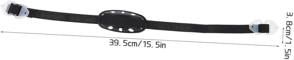 Generic Chin Strap for Construction Helmet Universal Fit Soft Comfortable Helmet Supplies Black Color