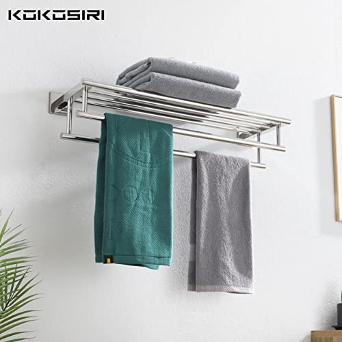 KOKOSIRI-Bathroom-Towel-Rack-Towel-Holder-20-Inch-Towel-Shelf-with-Double-Towel-Bars-Wall-Mounted-SUS-304-Stainless-Steel-Polished-Chrome-B6005CH-L20