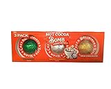 Hot Cocoa Bomb - 3 Pack - Assorted Flavours - Milk Chocolate, Salted Caramel And Peppermint Flavours with Marshmallows - Delicious Winter Warmer - Image 1