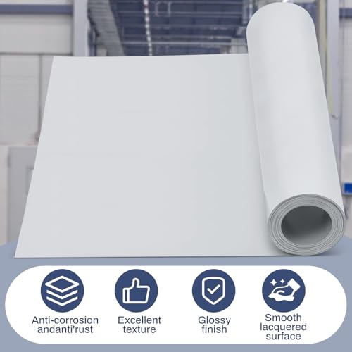 Image of Yaocom White Aluminum Flashing Roll 10inch x 75ft