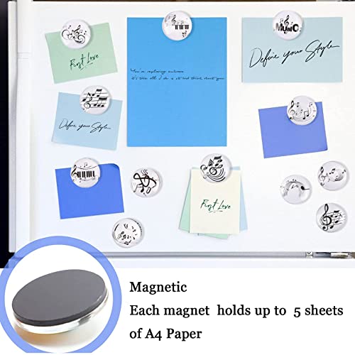 Imanes decorativos de vidrio para refrigerador, pack 12 miniatura 6