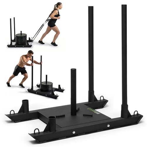 Rage Fitness R2 Weight Training Power Sled, 770LBS Weight Capacity, Push and Pull Power Speed Sled...