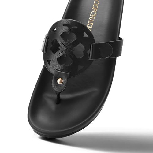 Women's Flip Flops Thong Sandals Comfortable Flat Slippers Breathable Beach Dressy Slide for Summer Style3