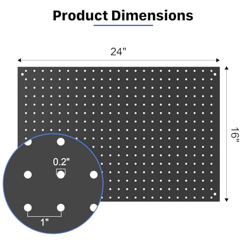 Panneau perforé robuste pour résoudre le manque de place et ranger vos outils
