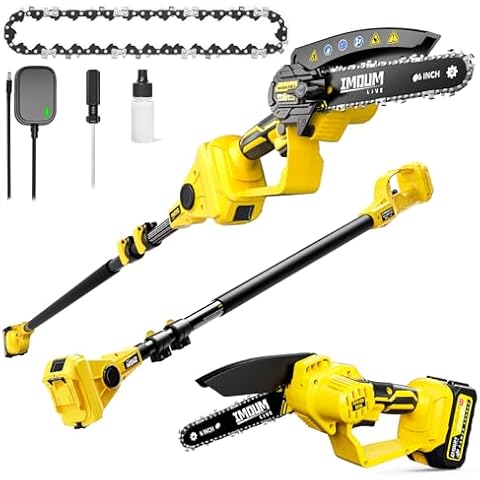 IMOUMLIVE 2-IN-1 Cordless Pole Saw Cover