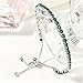 Tatibana Bracelets, Tennis Bracelets for Women Plated Green Diamond Classic Adjustable Slider Bracelet Silver Fashion Jewelry Wedding for Women Gifts Women (Green)