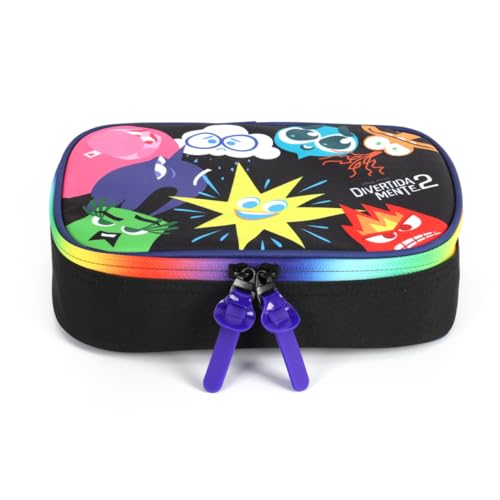 Estojo Box Divertida Mente 2 Preto ET47759DM Luxcel