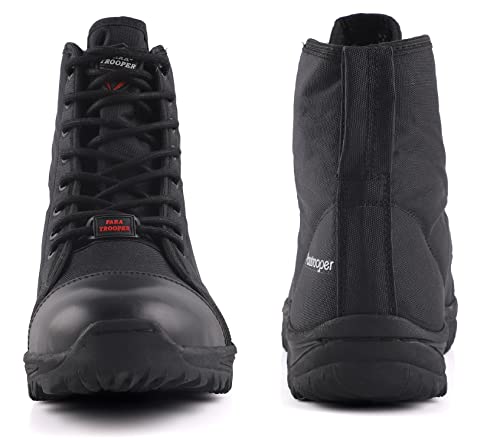 Image of PARA TROOPER Men's Original Combat Army Jungle Boot Oil Stain Water Resistant Extra Cushion Inner Sole Light Weight Trekking Riding Shoes