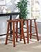 eHemco Set of 2 Heavy Duty Saddle Seat Bar Stools Counter Stools - 29