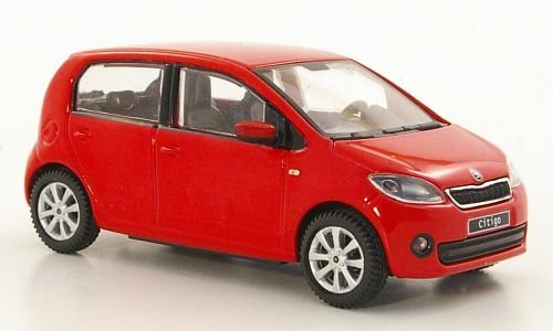Preisvergleich Produktbild Skoda Citigo, rot, 5-Türer, 2012, Modellauto, Abrex 1:43