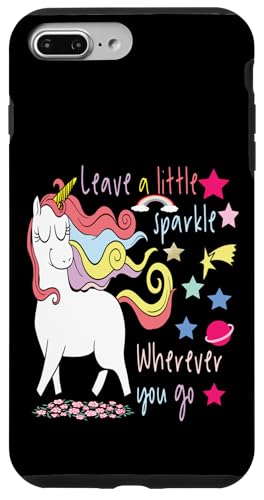 Leave a Little Sparkle where you Go �C���X�s���[�V�������p �X�}�z�P�[�X iPhone 7 Plus/8 Plus �p