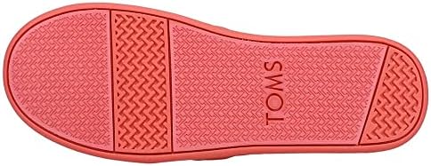 TOMS Girls Alpargata Loafer Flat, Ivory Floral Llamas Prin, 5 Big Kid | Image 4