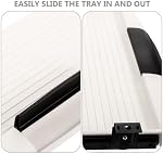Ifundom Set de plateau de clavier coulissant de bureau avec des performances silencieuses et des angles ergonomiques, noir