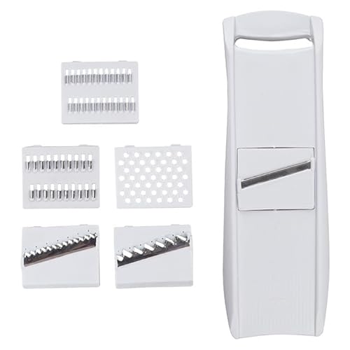 Fatiador Ralador De Legumes Com 5 Lâminas Removíveis Cortador de Verduras Legumes Linha Premium M5 A