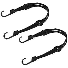 2 Pieces Bicycles Lashing Strap Elastic Luggage Strap Tension Ropes with Hooks 60-170cm Adjustable Luggage Rope for Cycling Lashing Strap