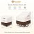 Aacabo Patio Furniture Set Covers for 3 Piece Outdoor Bistro,Waterproof 100% Outdoor Furniture Cover for 2 Swivel Chairs and Coffee Table,Beige