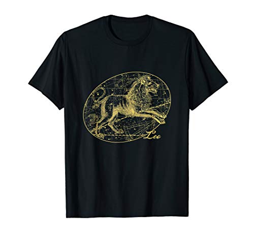 Leo Constellation - Astronomy Astrology Zodiac, Leon Lion T-Shirt