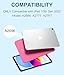 Harvopu Compatible for iPad 11th 10th Generation Case with Keyboard, Folio Cover with Pencil Holder, Multi-Touch Trackpad, 7 Color Backlit, Detachable Keyboard for iPad (A16) 11th/10th Gen (Sky Blue)