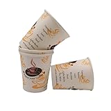 1000 stück Kaffeebecher Coffee to go Pappbecher 200 ml beschichtet , Becher für Kaffee/Tee, pappbecher – Kaffee-Hartpapier Einweg Papp becher Coffeebecher 0,2l, Coffee to go – Paper-Cups