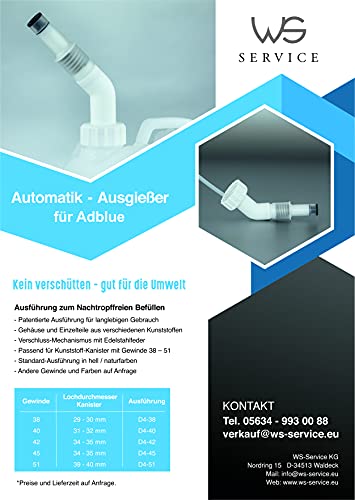 WS-Design - Beccuccio di sicurezza per tanica di